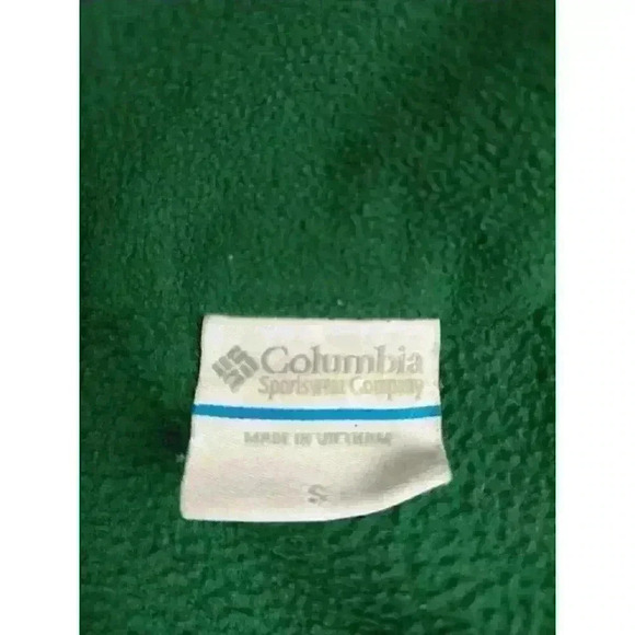 COLUMBIA GREEN SPARTANS MICHIGAN STATE FLEECE ZIP Women’s Small JACKET - Picture 4 of 11